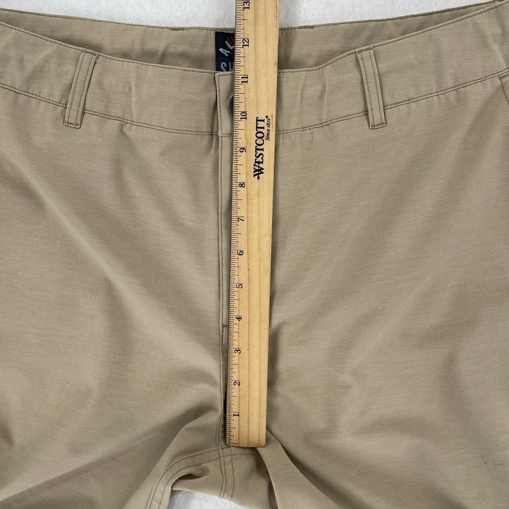 Faherty All Day Shorts Mens 35 Beige Drawstring 8